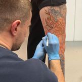 Tattoo artist Andrey